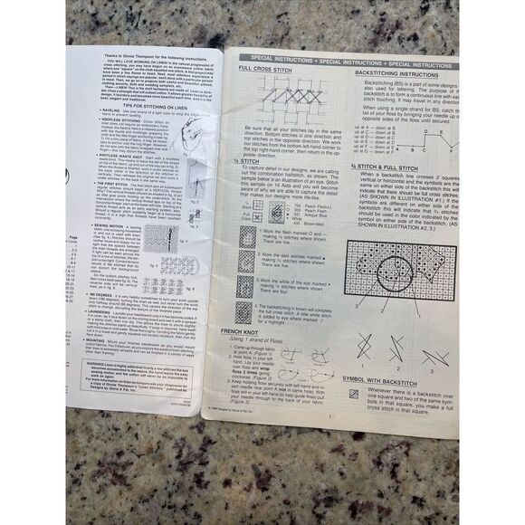 Precious Moments Cross Stitch Pattern Book PM-18 A Calendar Year 1987 - Picture 2 of 4